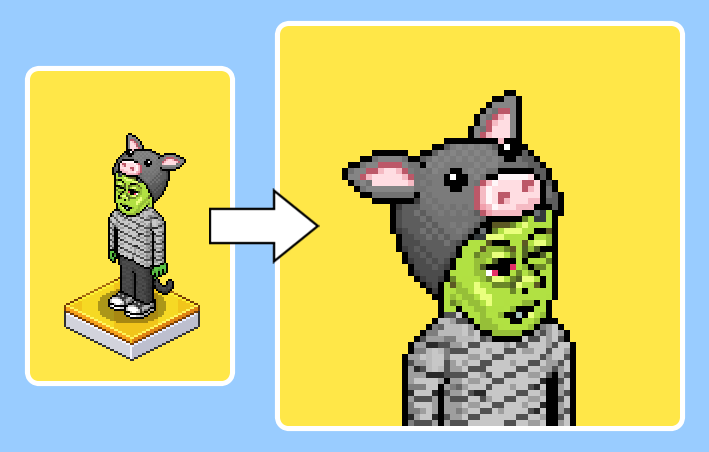 Habbo NFT tweet media