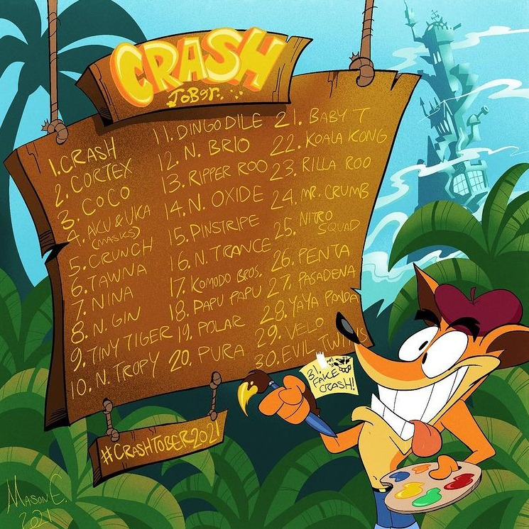 AleMurcy's tweet photo. 29 #EmperorVelo 
Uno de los corredores mas rápidos de la galaxia. Idea de motivacion por el gran artista @/MasonEarwood:
https://t.co/N6h9bMnDnl
#CrashTober2021 #Inktober #Inktober2021 #CrashBandicoot #Velo #EmperorVelo https://t.co/xKBiRZsbr3