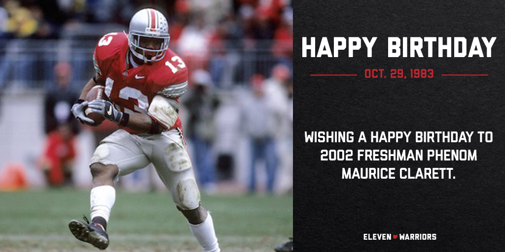 Wishing Maurice Clarett a happy birthday. 