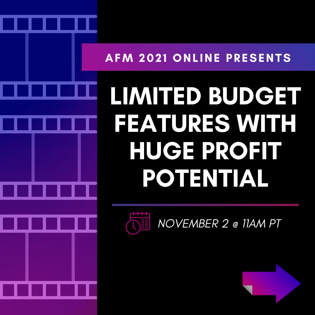 AFMOFFICIAL's tweet photo. What makes a film investment-worthy?🤔
Execs & producers from Arclight Films, @protagonistpics @bleeckerstfilms and @blackbearpics discuss the keys to huge revenue potential with @Screendaily @JKmovies !
#AFM2021 #filmproduction #budget #AFMSessions https://t.co/YIgQiKeKNM