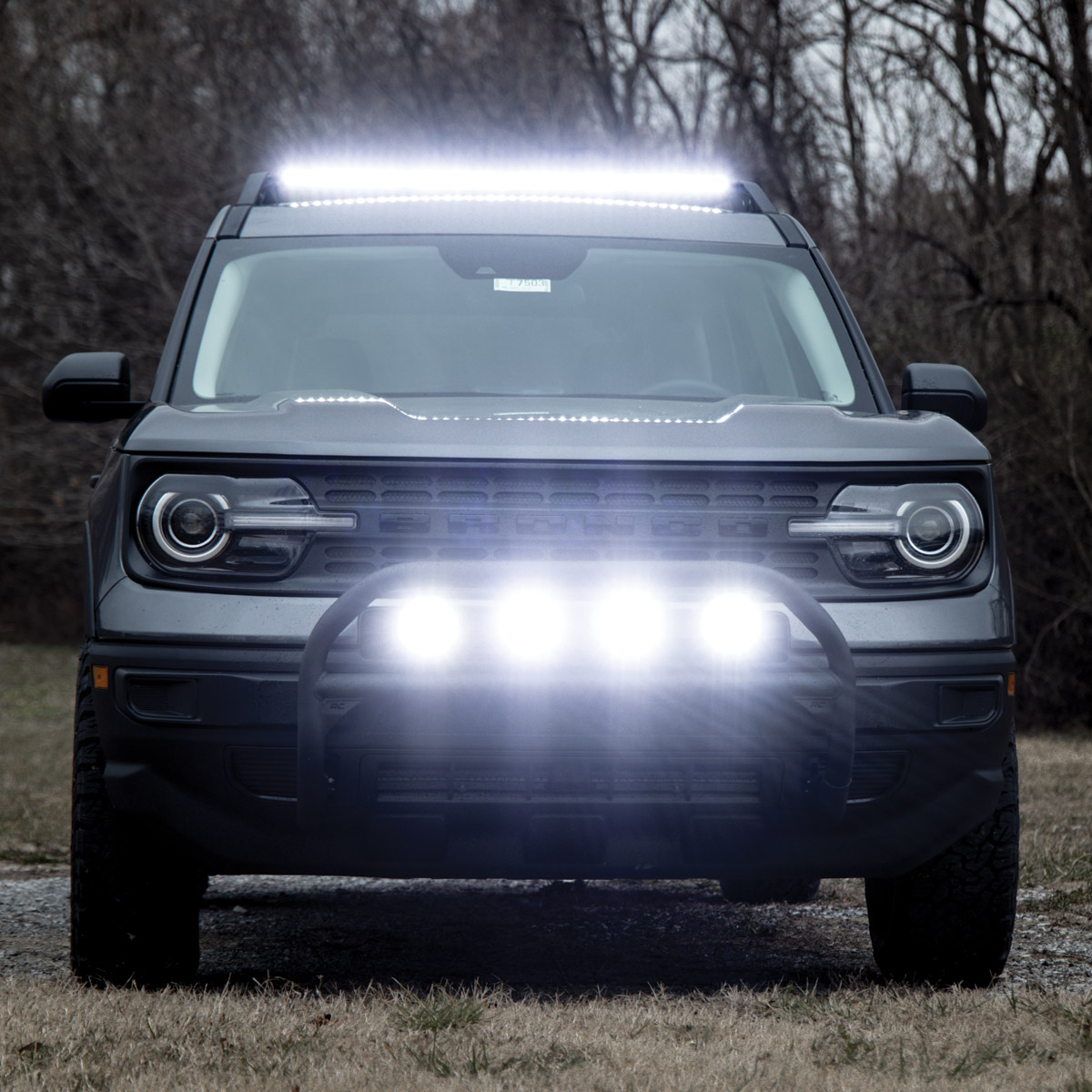 roughcountry's tweet photo. Stand out from the crowd and light up your Bronco Sport! #roughcountry #commandthedark #ford #broncosport https://t.co/ce3LC7xfbc