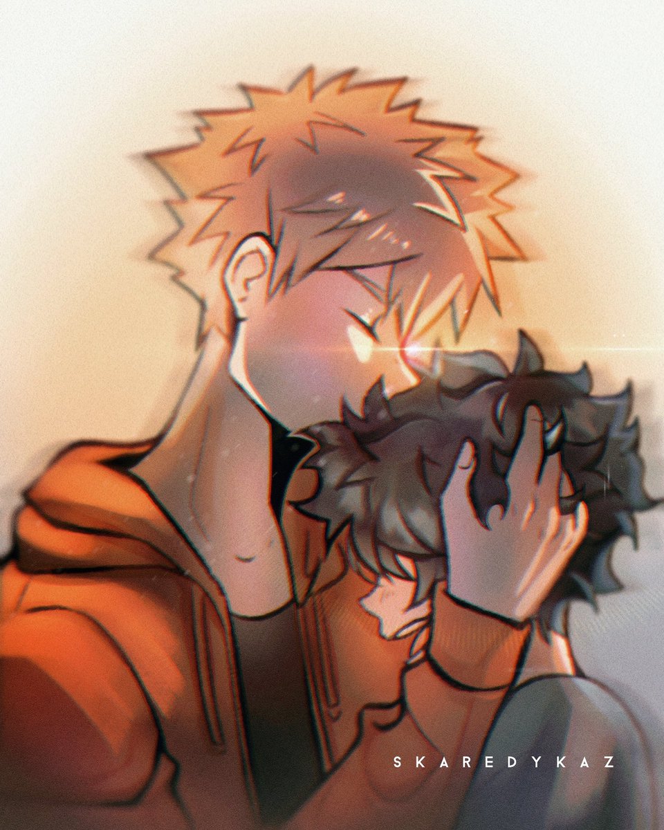 爆豪勝己 ,緑谷出久 「Soft reminders 💚🧡

#bkdk 」|Kaz! 🌱のイラスト