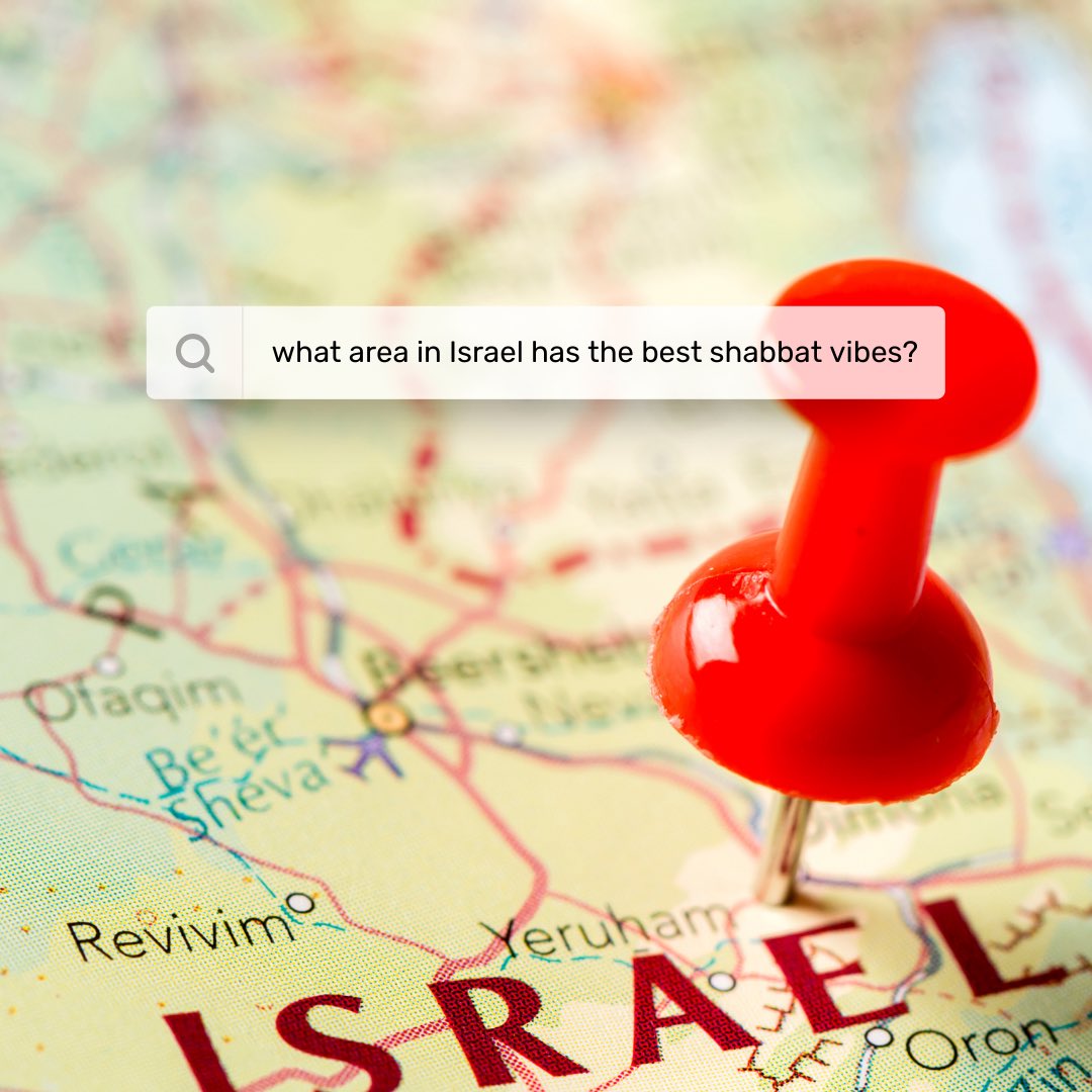 IsraelinNewYork's tweet photo. What area in Israel has the best Shabbat vibes? 📌🗺🤔
Asking for a friend. 

#ShabbatShalom 

Let us know your faves!! 👇👇👇 https://t.co/2Z2Ck3TRo8