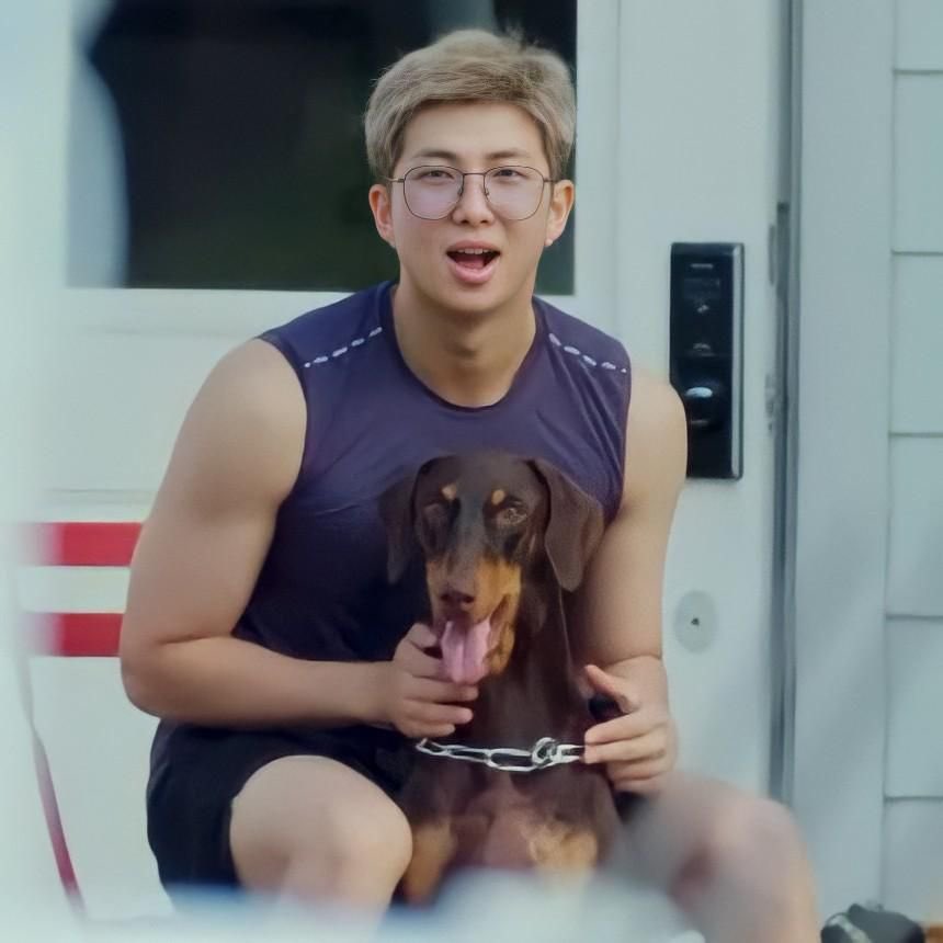 soffrendo molto per bam insieme a zio namjoon