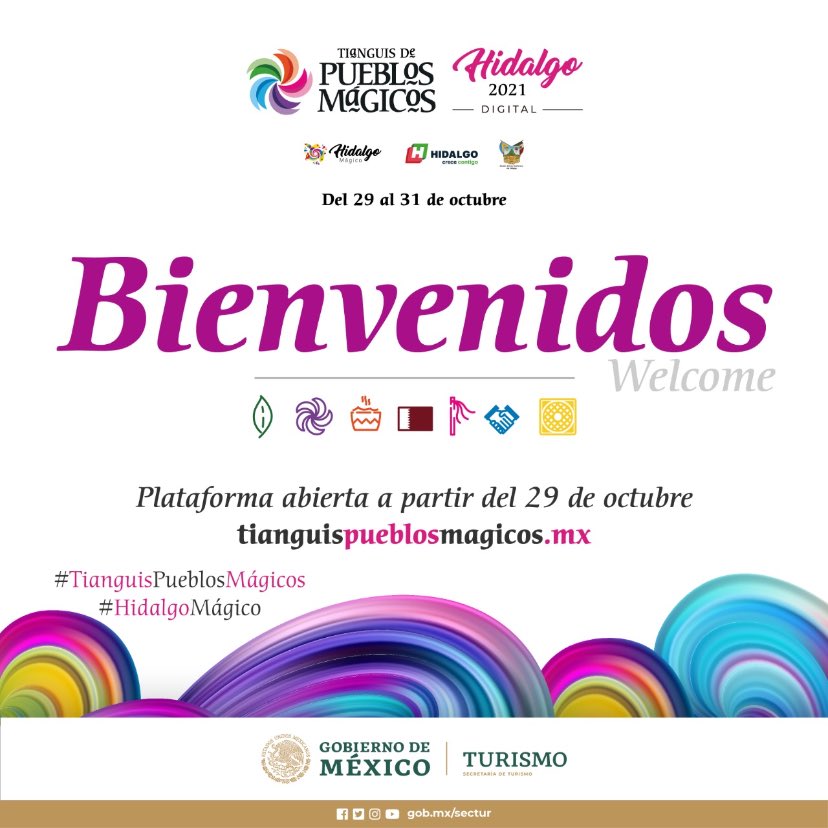SECTURHidalgo's tweet photo. Sean bienvenidos a la Tercera edición del @TPueblosMagicos 🤩
Acompáñanos a vivir la mágica experiencia de los 132 #PueblosMágicos.

https://t.co/1dqOaYXmUj https://t.co/1jWX4vsuWj