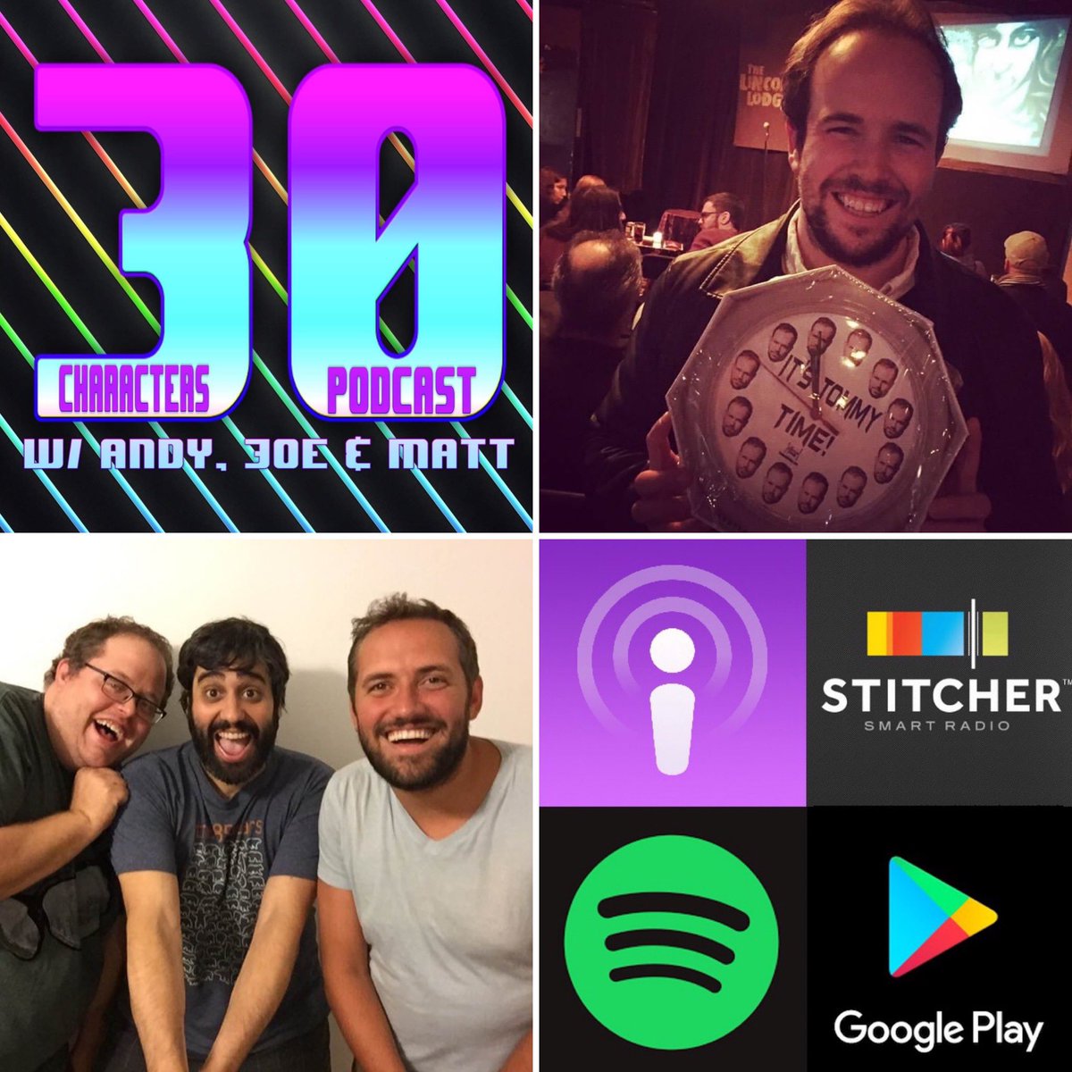 30CharactersPod tweet picture