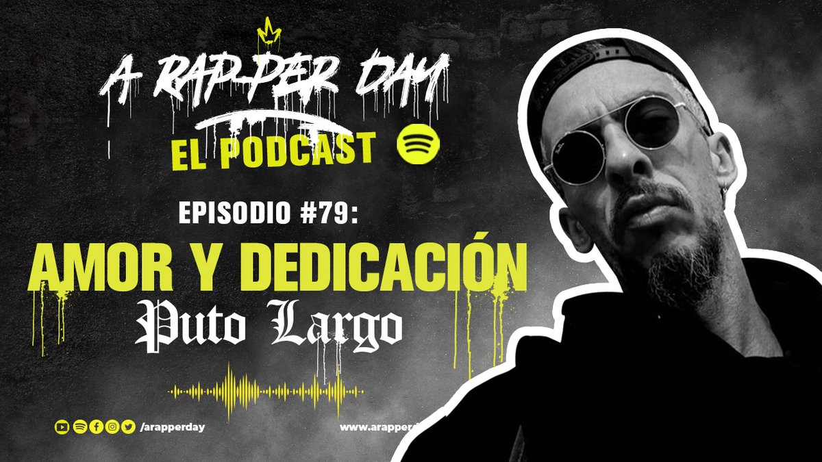 arapperday's tweet photo. Truchas el próximo martes de #Podcast que nos estará acompañando directo de #Sevilla City, mi homie #PutoLargo de @dogmacrew.
Síguenos y suscríbete en tu plataforma favorita:
YouTube: https://t.co/yMG2nm6Pby
Spotify: https://t.co/dFAeCnEbjD https://t.co/hx52o775K6