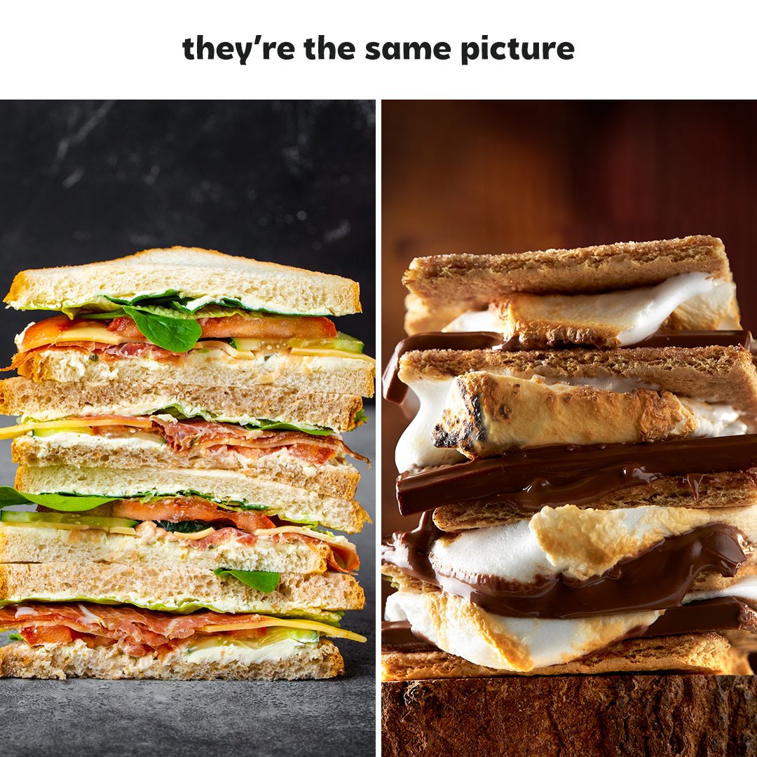 A s’more is a sandwich 🥪
@subway <a href="/jimmyjohns/">Jimmy John’s</a> @popeyes @chickfila @quiznos <a href="/panera/">Panera Bread</a> <a href="/jasonsdeli/">Jason's Deli</a>