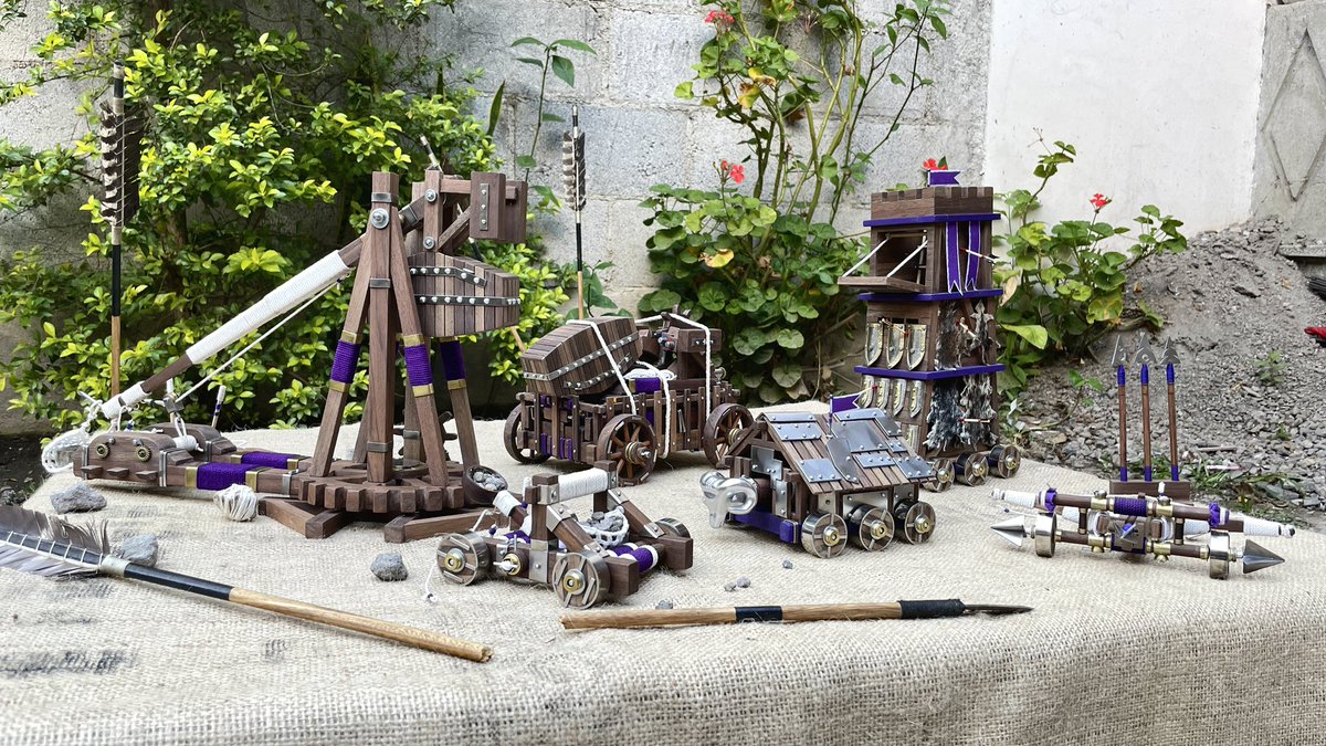 ageofmanolink's tweet photo. Aoe-inspired siege weapons
a collection the color purple P6 :)
#AgeofEmpires #AgeOfEmpires4 #siegeweapons #trebuchet #ram #onager #heavyscorpion #siegetower #ageofmanolink #art https://t.co/SsmXTJPUFI