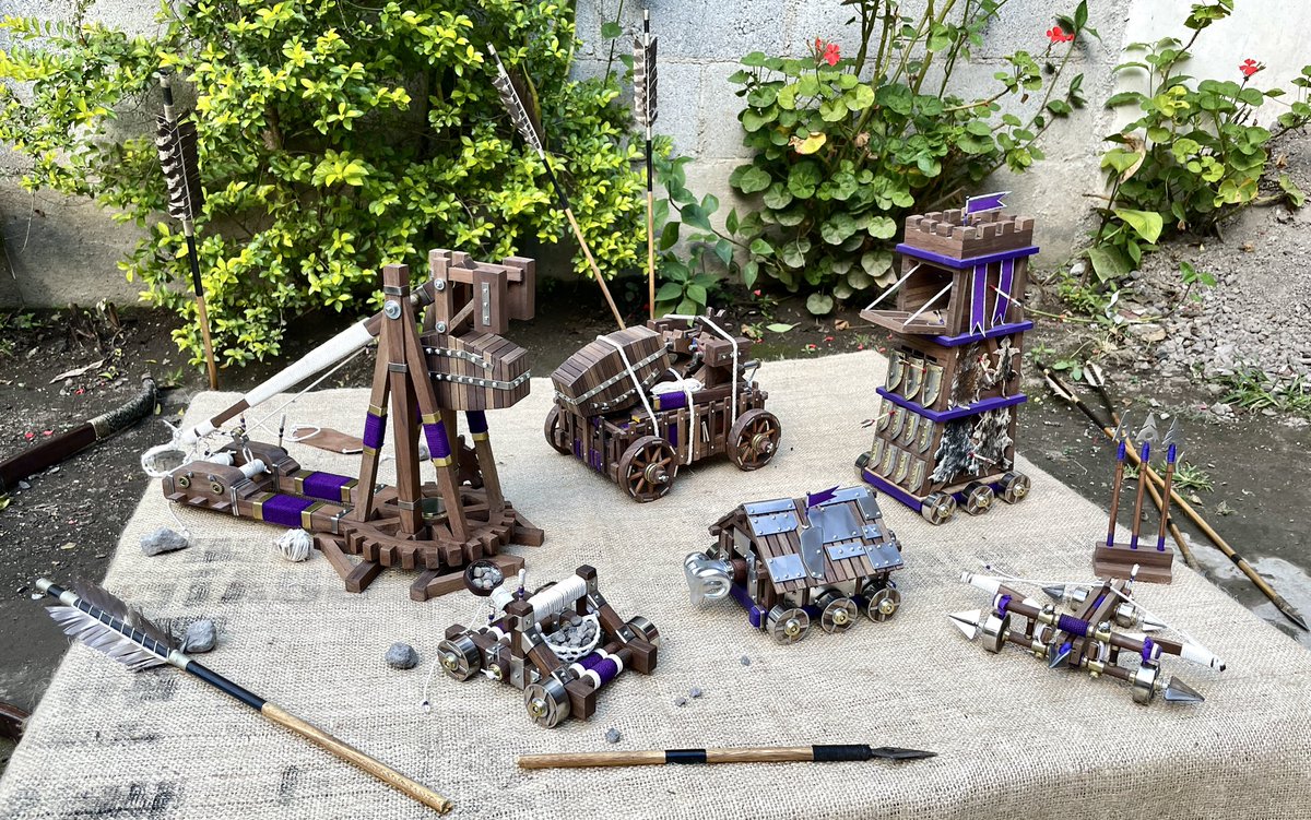 ageofmanolink's tweet photo. Aoe-inspired siege weapons
a collection the color purple P6 :)
#AgeofEmpires #AgeOfEmpires4 #siegeweapons #trebuchet #ram #onager #heavyscorpion #siegetower #ageofmanolink #art https://t.co/SsmXTJPUFI