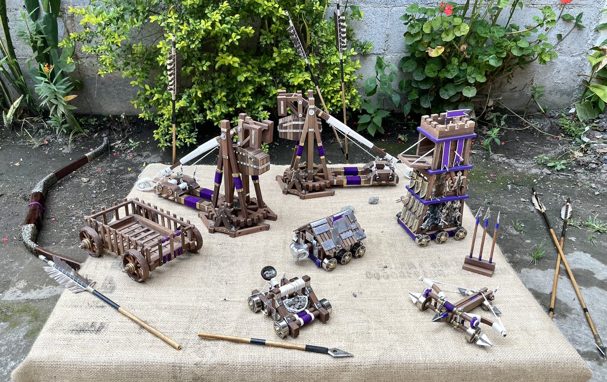 ageofmanolink's tweet photo. Aoe-inspired siege weapons
a collection the color purple P6 :)
#AgeofEmpires #AgeOfEmpires4 #siegeweapons #trebuchet #ram #onager #heavyscorpion #siegetower #ageofmanolink #art https://t.co/SsmXTJPUFI