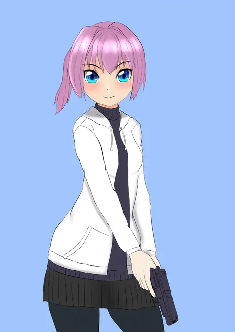 初めて描いた不知火(2年前)と、さっき描いた不知火 
