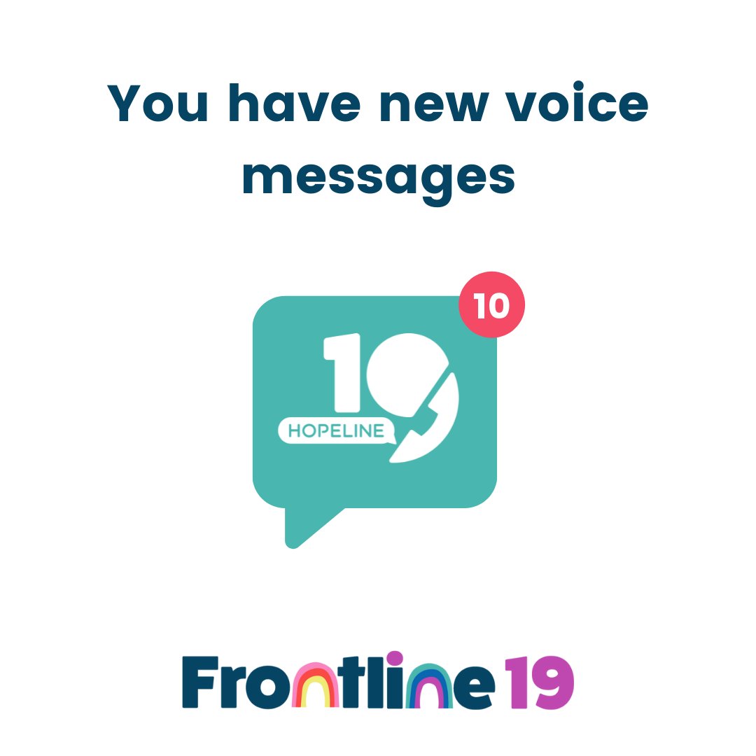 Dear <a href="/NHSuk/">NHS</a> &amp; frontline workers, there are 100's of unopened voice messages waiting for you. 

They've been left by the public who wanted to share their support &amp; appreciation for you throughout these difficult times. 💭

Take a listen, it's free. 📲 0808 19 665 19 
#Hopeline19