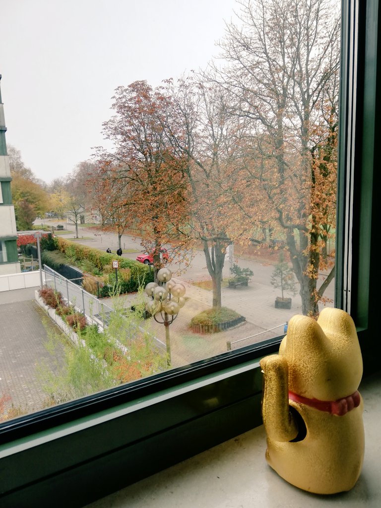 ChriKel's tweet photo. Moved into our new office today. No idea if the computers work, but first things first: https://t.co/gnA9auMpG4