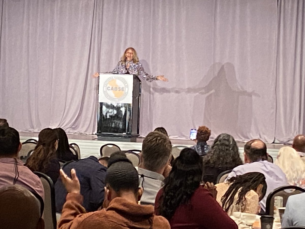 FearJenean's tweet photo. True inspiration being delivered to us this morning ⁦@CABSE_⁩ What an honor to hear ⁦@DOEChancellor⁩ speak today. #CABSE2021 https://t.co/ahCMXLCKCe