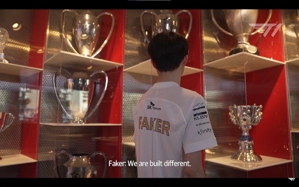 lofsen's tweet image. 8 years, 9 lck titles, 2 msi titles and 3 world trophies and still looking to get one step closer to adding another one tomorrow 

T1 is simply built different #T1WIN  #T1Fighting