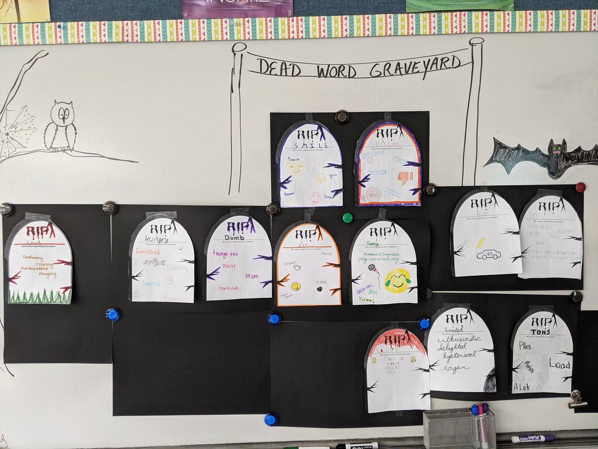 "Burying" some "dead" words for Halloween!@hgriffinhhs <a href="/hopedalejshs/">Hopedale Jr-Sr HS</a>