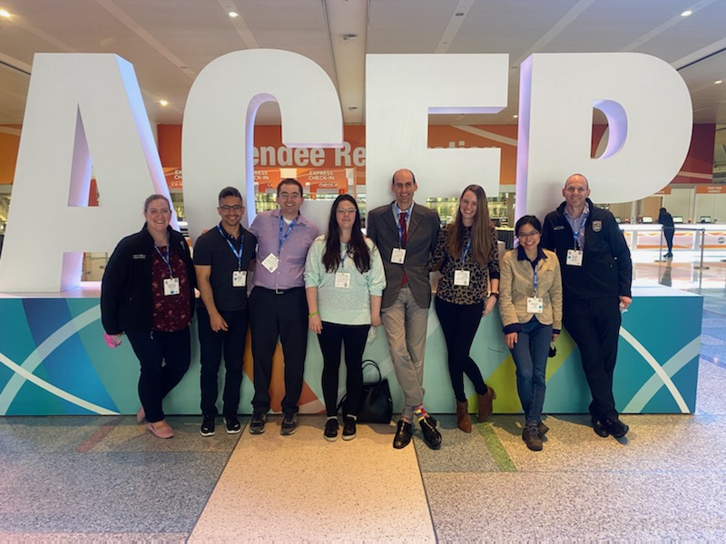 LoyolaEM's tweet photo. 4ish wild days later, the 6 3's are back from our 1st group conference! ACEP 2021 was exhilarating, exhausting, and educational for many, many reasons. Here's to the friends we saw, the friends we made, and the people that got us to where we are! See you next year! https://t.co/oLEsymzeXU