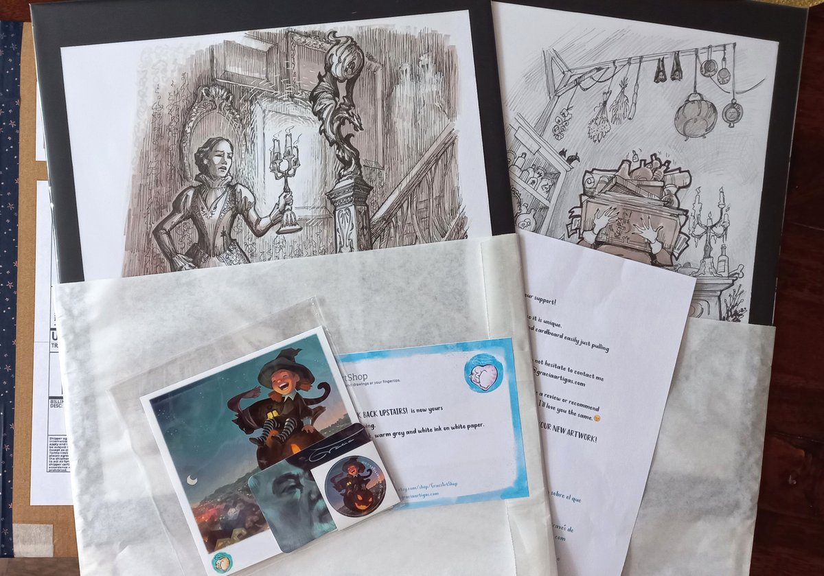 Gracein140's tweet photo. Happy to know that some of my pieces have arrived to their new homes🤗I'm also super-lucky and thankful because their owners are extremely nice people!💚
Visit my @Etsy shop for more: https://t.co/PdvXbOxI68
#originalart #illustration #spooky #ghosts #hauntedhouse #witch #stoker https://t.co/z5DUjvioPU