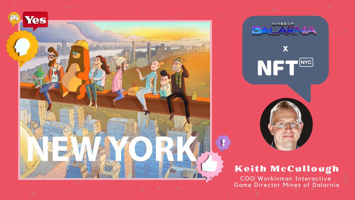MinesOfDalarnia's tweet photo. Meet us at @NFT_NYC from Nov. 1st to Nov. 4th.🌆

Our Game Director Keith McCollough will be in attendance in order to speak about the future of #PlayToEarn while showcasing Mines of Dalarnia and networking with others from across the crypto industry.

ℹ️ https://t.co/LLbrGCSxZp https://t.co/lvjXJ7NpmT