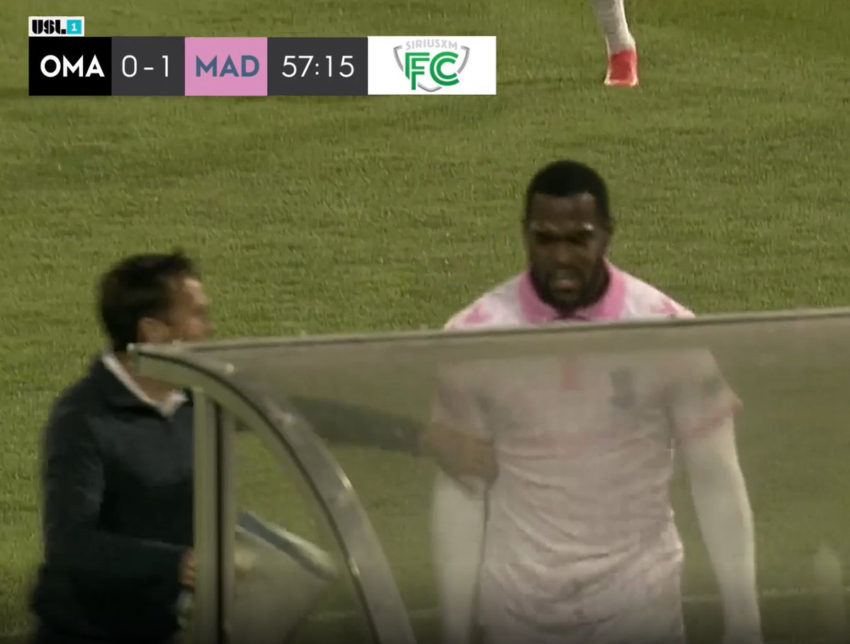 Union_Omaha's tweet photo. When your head coach and players celebrate a goal in front of our bench but still can't make the playoffs... 😬 https://t.co/VjuCyHjJps