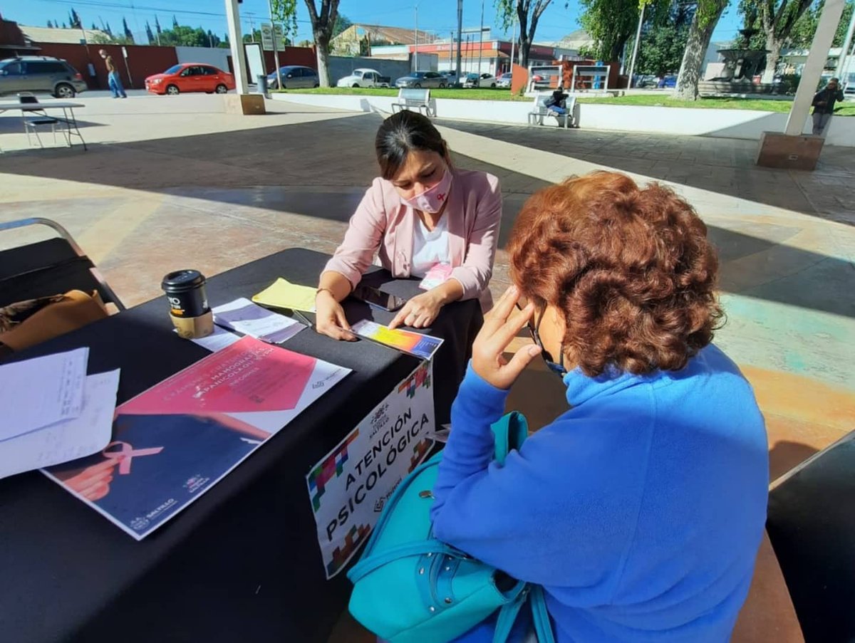 Con la finalidad de brindar servicios de salud, enfocados principalmente a la detección temprana del #CáncerDeMama, en conjunto con DIF Saltillo, encabezado por la Ing. Liliana Salinas Valdés, continuamos en nuestra “Brigada de Prevención de Cáncer de mama”. #TodosPorSaltillo