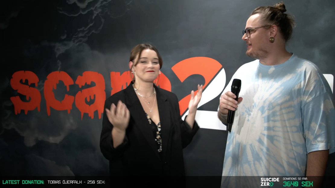 It is Halloween! And you can help create some attention about better mental health - by getting scared!

Right now the gaming charity stream Scare2Care is live on Twitch in benefit of Suicide Zero.

Watch it here: buff.ly/3GCYu0u
And donate here: buff.ly/3Gt4Ijn