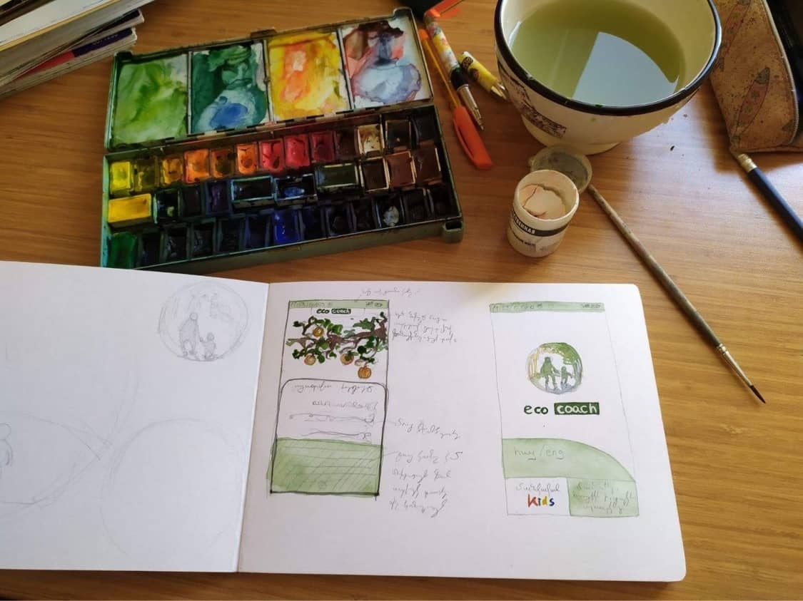 FundArmenia's tweet photo. Some illustrations from an #app called #ecocoach financed by the #wfa as part of the support to #women & #girls in #STEM
#WomenInSTEM https://t.co/uzV56VJhKR