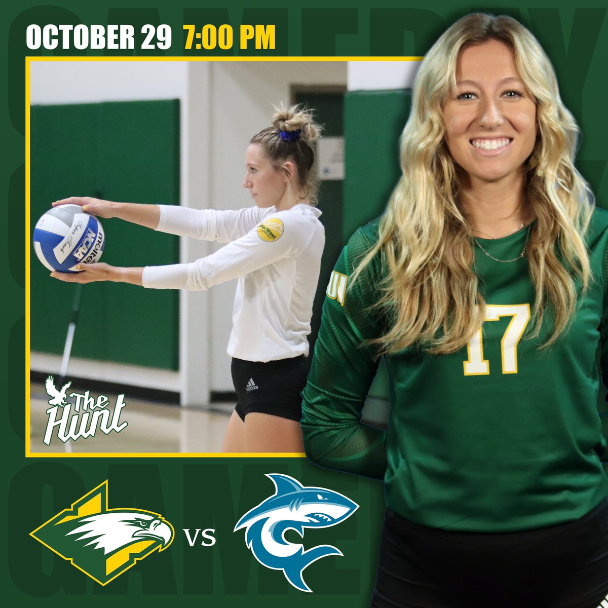 cuigoldeneagles's tweet photo. Womenβs volleyball wraps up their home stint against Hawaii schools with a matchup against HPU #CUIWVB
π: @HPUSharks
π: Irvine, CA
π₯: https://t.co/dsFyTFjroM https://t.co/tsqgGO00hK