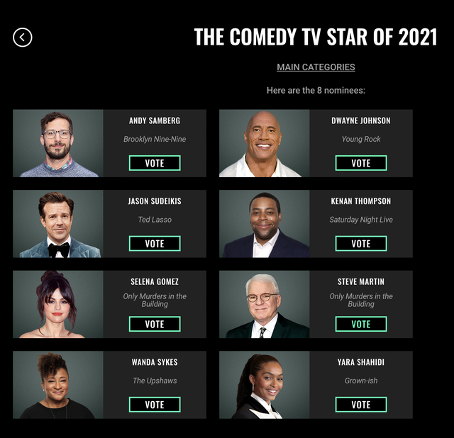 Jojo00393129's tweet photo. Selenators ISN'T A SMALL FANDOM. SO PLEASE BE SOLID TO VOTE FOR Selena Gomez. I BEG YOU GUYS

I vote for #SelenaGomez as #TheComedyTVStar at this year’s #PCAs @selenagomez
 
KEEP VOTING ON THE SITE. Create more than one email &amp; use ur friends emails and fb. It won’t take few min https://t.co/P6gXIpTPbQ