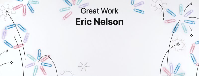 directscale's tweet photo. Kudos to Eric Nelson.
"Thank you for always being on top of your requests and deadlines. You are so dedicated to the success of DS and do it without any care for personal accolades. We're always a better company because of your efforts." - Brett Merritt
#directscale #kudos https://t.co/78o8rCfAc0