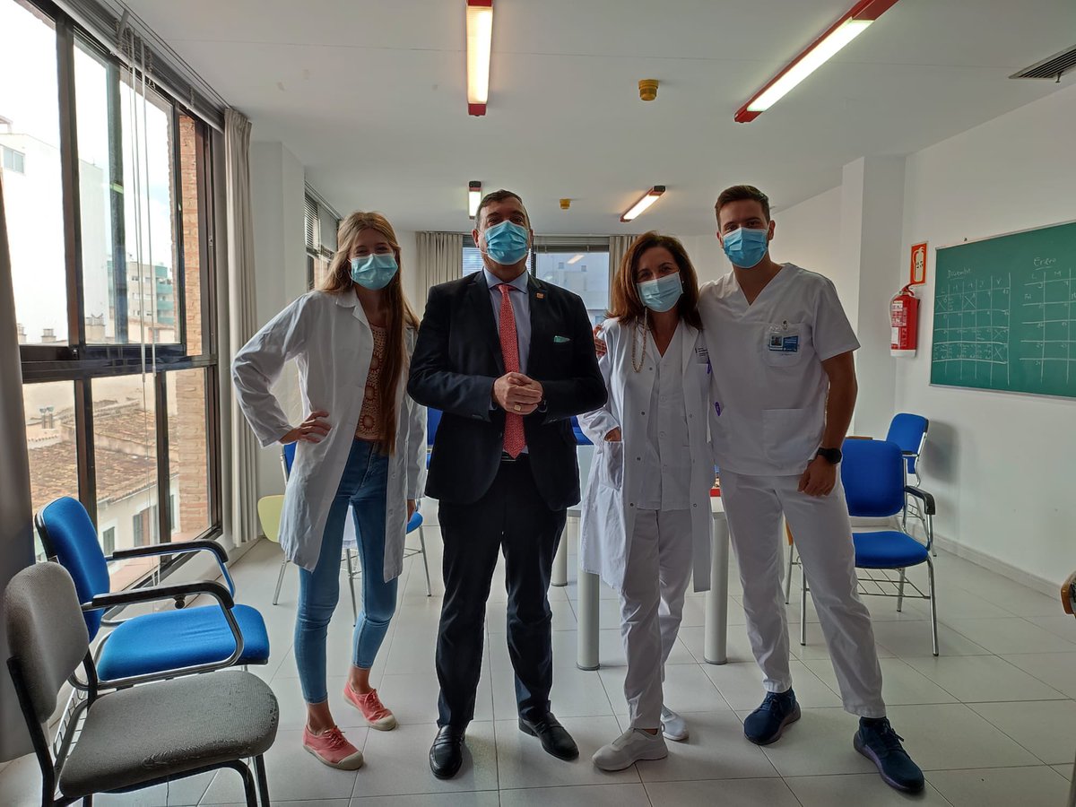 Último día de los primeros alumnos 📚📚de 6º de Medicina  🥼💊en <a href="/CSStaCatalina/">Centro de Salud Santa Catalina</a>