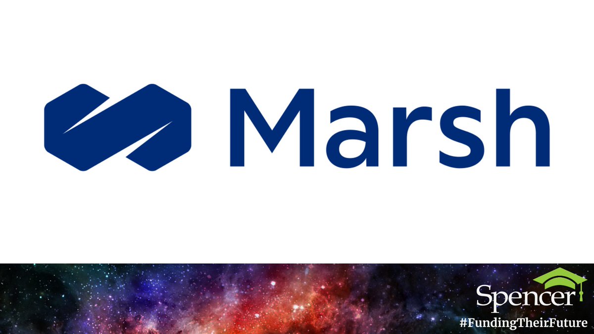 SpencerEdFnd's tweet photo. A special thank you to @MarshGlobal for contributing to our #FundingTheirFuture campaign at the Patron level! We appreciate your continued support as we fund the education of future #riskmanagement and #insurance leaders! https://t.co/xfelgFOkL8