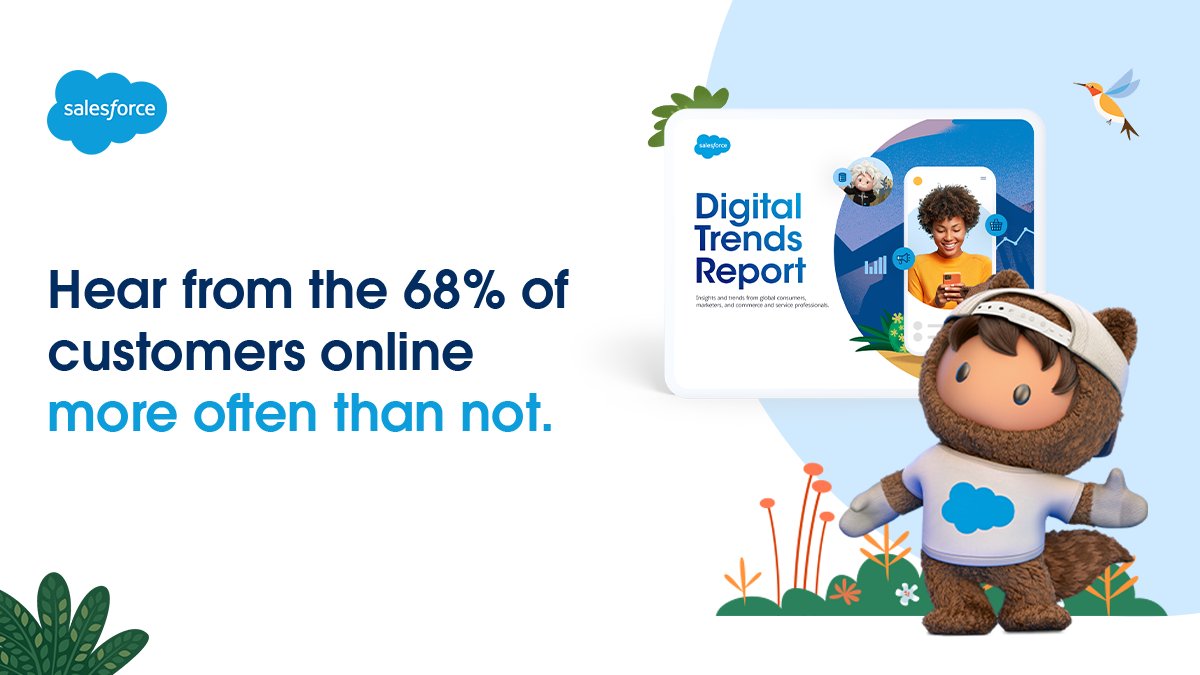 ExperienceCloud's tweet photo. Your customers are smarter than ever, and their expectations are at an all-time high. π€
Read the #DigitalTrendsReport for all the insights you need to stay ahead of the curve.
https://t.co/OfIgGFbqoZ https://t.co/8OURiWcE3T