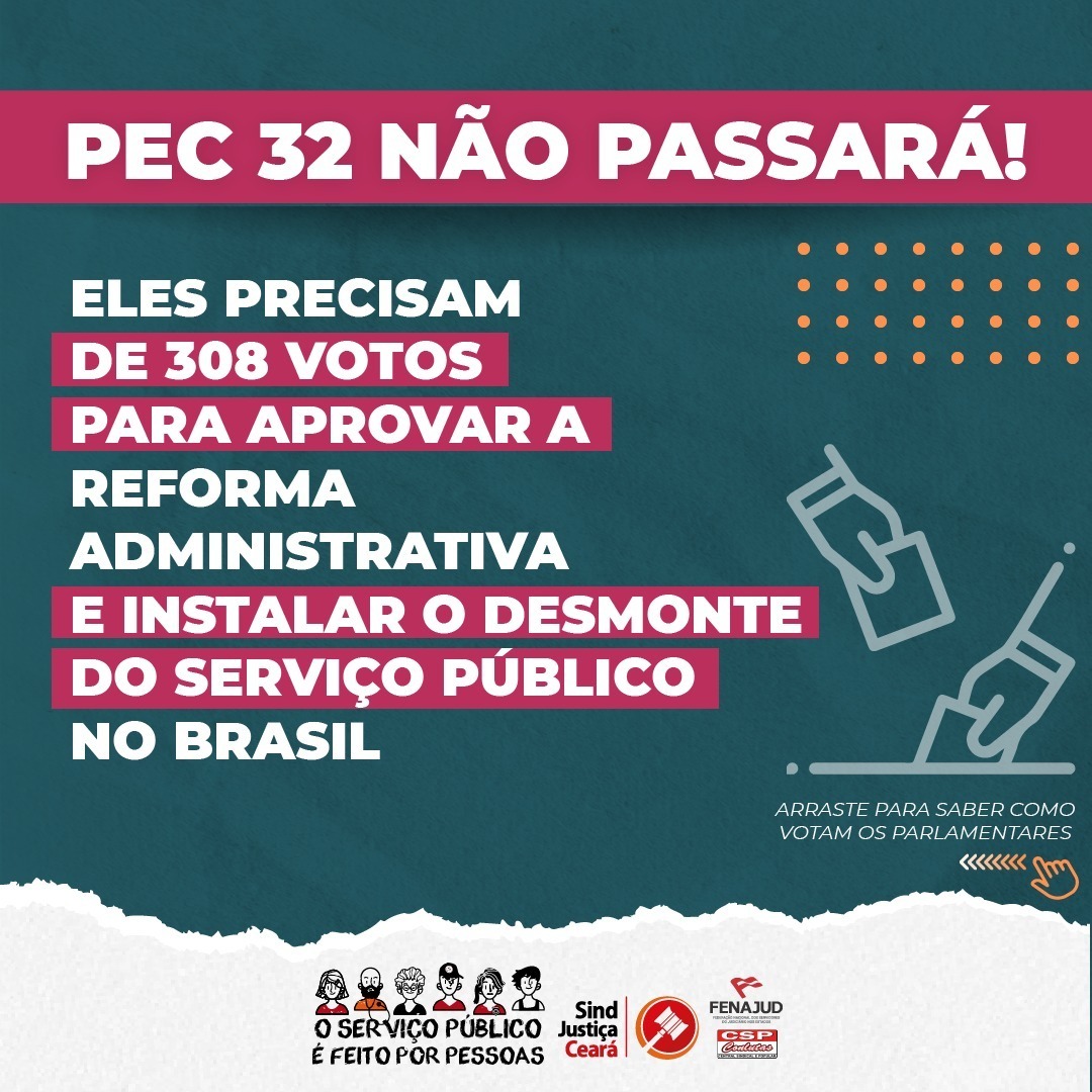 ServicoFeito's tweet photo. PEC 32: Vai cair! Vai cair! 
O Brasil acordou e muitos parlamentares recuaram!

Eles não terão os 308 votos necessários para aprovar a Reforma Administrativa.
Vamos barrar este desmonte!
#VotouPEC32NãoVolta 
#ReformaAdministrativa
#oserviçopúblicoéfeitoporpessoas https://t.co/jpq2vrYakj