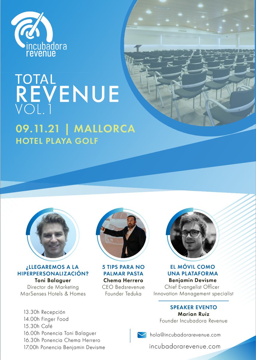 IncubadoraReve2's tweet photo. Incubadora Revenue es el alojamiento Total Revenue V1. Mallorca. ¿Te gustaría asistir? https://t.co/0Fut2LhpXU https://t.co/ON85LkqVod