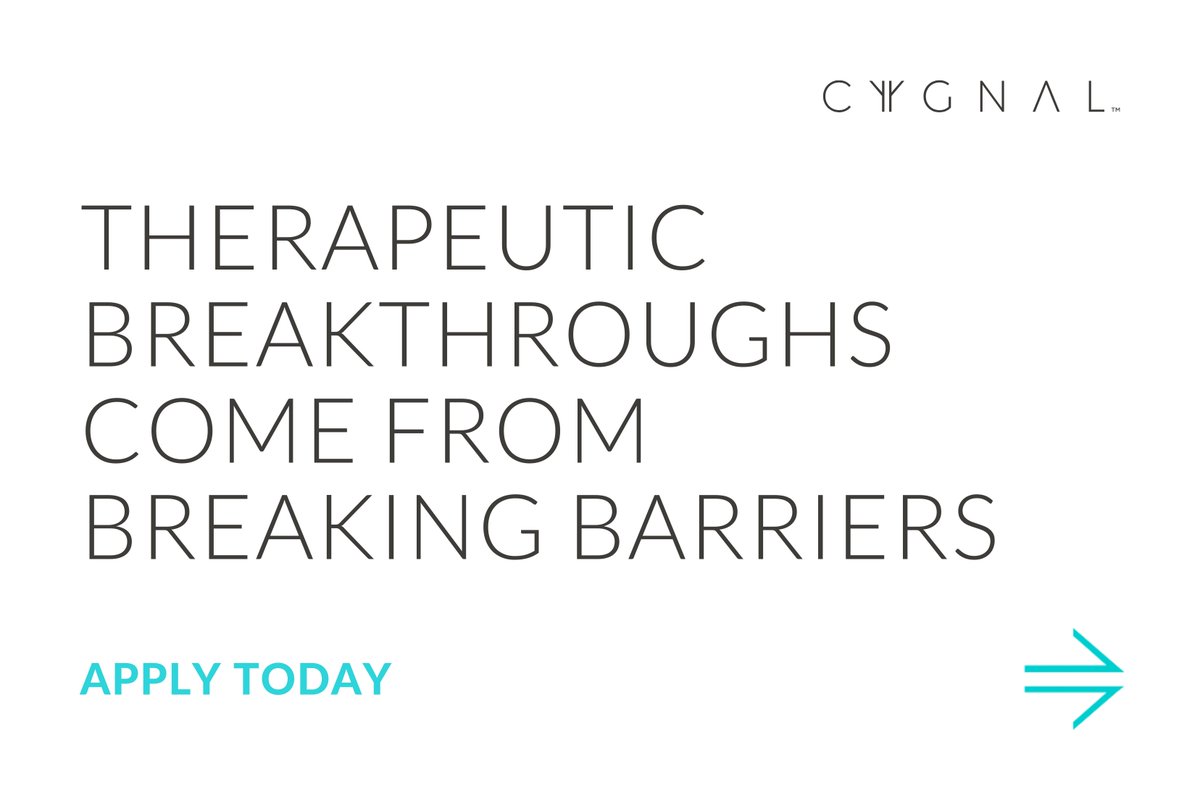 We're looking for enthusiastic and entrepreneurially-minded immunologists and neuroscientists to join our dynamic team. Help us advance the promise of exoneural biology—check out our open roles and apply today! bit.ly/3leAZm4 #TeamCygnal #ExoneuralBiology