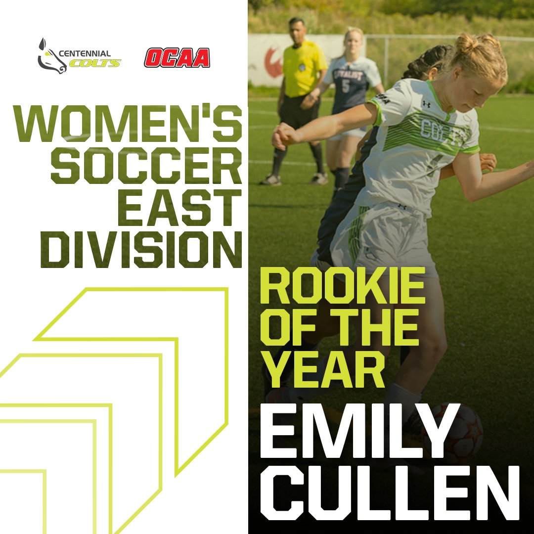 CentennialCOLTS's tweet photo. Let's Congratulate Our Colts Women's Soccer Team Members for the Awards they have won! #ColtsfortheWIN

#CentennialCollege #CentennialColts #Soccer #Awards #OCAA #Varsity https://t.co/qnoIdkfOWK
