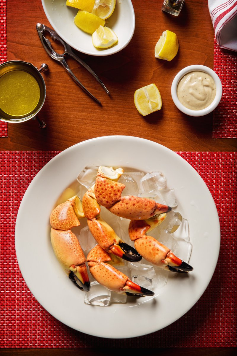 Stone crab is back at Siegel's 1941 at the El Cortez, flown in fresh every week. On Fridays and Saturdays, it's $49 a pound, with cole slaw and fried potatoes. 5 to 10 p.m. #RJnow