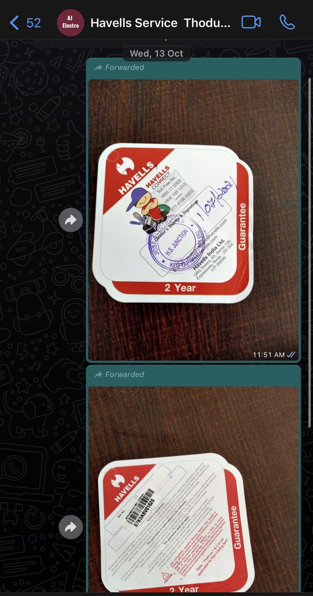 ciilly's tweet photo. I purchased Havells BLDC fan on June 2021 , that fan was totally dead on 8/10/21. I requested customer care to service my fan through helpline number, Till now  nobody came to my site and no reply from customer service side @havellsindia @nch14404 @jagograhakjago @HavellsCare360 https://t.co/Q3dNPylHQ2
