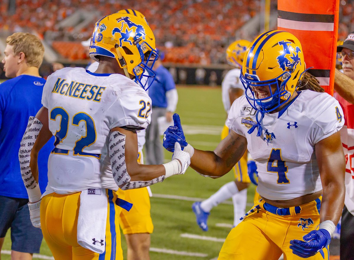 carmycah_'s tweet photo. #AGTG After a great conversation with Coach @FrankWilson28 I am beyond blessed to receive my first Division I offer from McNeese State University💙💛#LetsRide https://t.co/1U7GHzxPhn