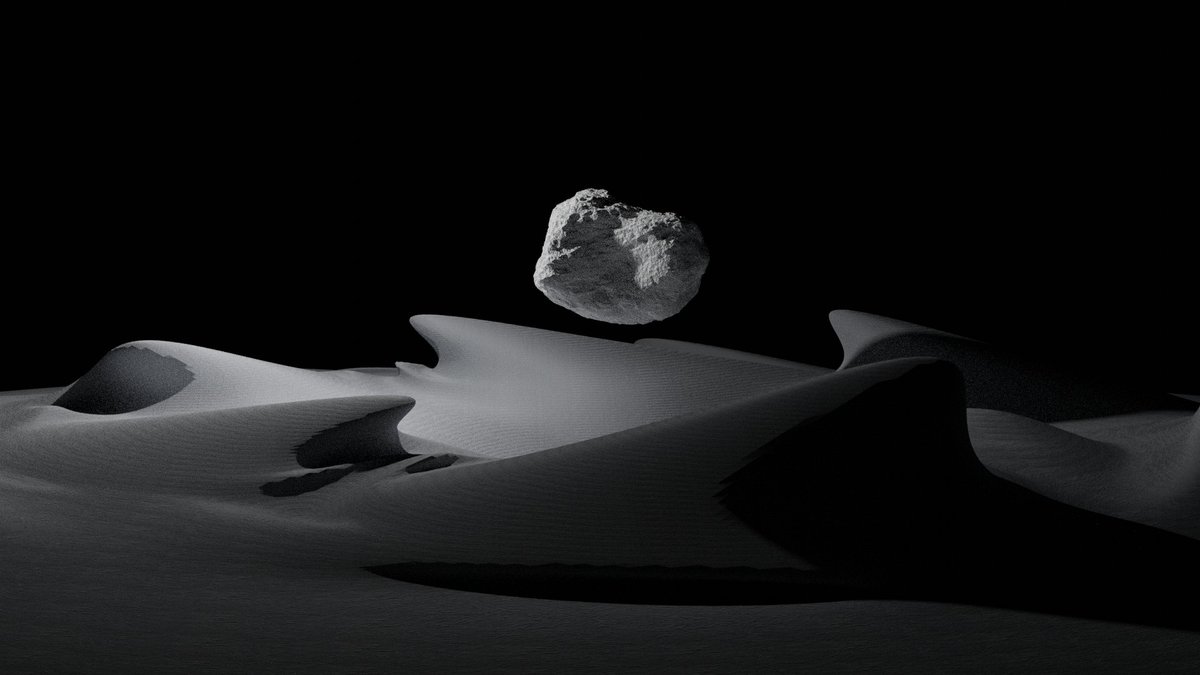 VestaNft's tweet photo. Visual art focused on gravity and space, shown through the relation of two objects, an asteroid and a surface distorted by its mass. First Series of 90 pieces in groups of 3 launching soon.
#nft #solana #fineart #SolanaNFT https://t.co/4aEO5JqSWx