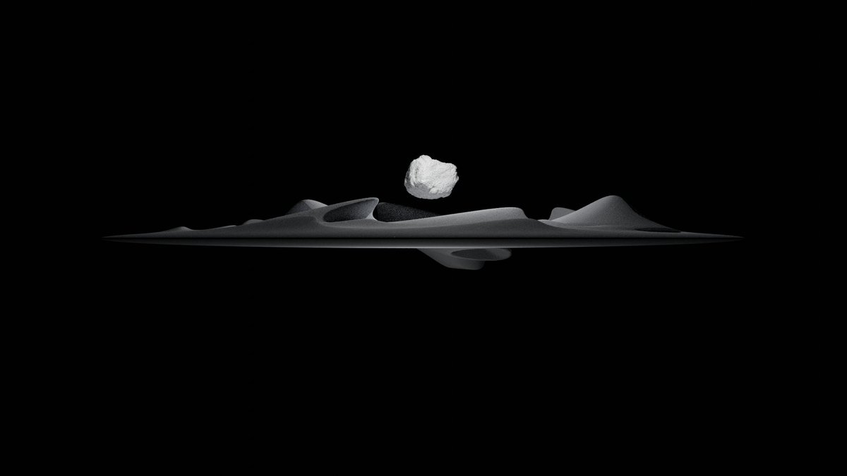 VestaNft's tweet photo. Visual art focused on gravity and space, shown through the relation of two objects, an asteroid and a surface distorted by its mass. First Series of 90 pieces in groups of 3 launching soon.
#nft #solana #fineart #SolanaNFT https://t.co/4aEO5JqSWx