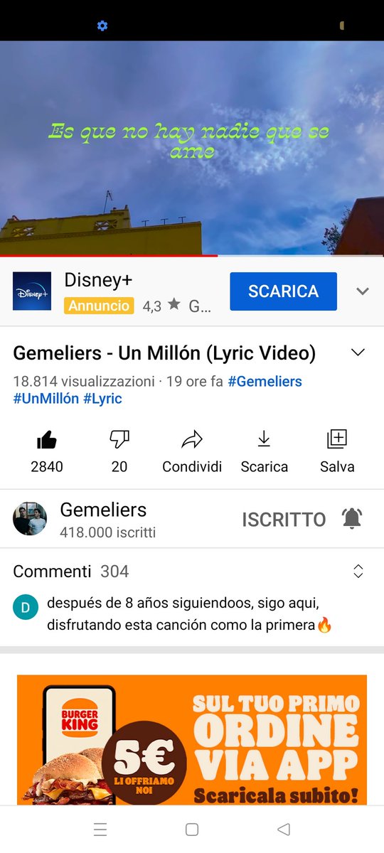 esterina_12's tweet photo. Non esiste cosa più bella che una canzone di @_jesus_OM e @DanieloviedoM , i miei uomini mi sono mancati.
QUESTA CANZONE È PERFETTA E DOBBIAMO SALIRE CON LE VISUALIZZAZIONI SU YT
@GemeliersMusic #UnMillonGMLRS https://t.co/vMWD46A1f6