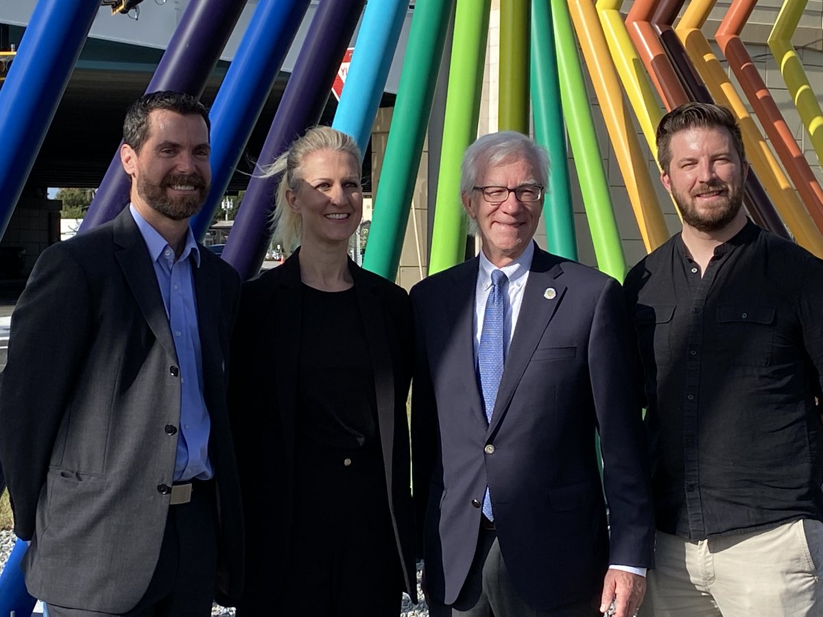 rlfaei's tweet photo. @RLF, @WinterParkFla and @I4Ultimate Art Endowment Program Commemorate “Rhythmic Colors” Art Installation at Fairbanks and I-4, designed by @rlfaei's Steven Purcell and Jocelynn White.

#RhythmicColors #WinterPark #rlfaei https://t.co/svfiF1myhR