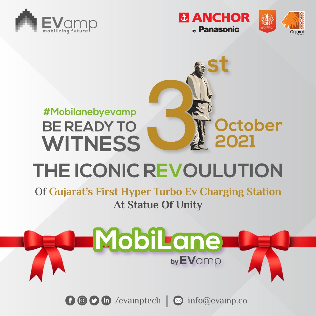 EVampTech's tweet image. The wait is over !

Count on the biggest rEVolution at world&apos;s iconic location happening ! 

Only 2 Days To Go... 

Join Us at Statue of Unity, tent city-1  on this 31st Oct.2021

#statueofunity #sardarjayanti #makeinindia
#evampzarurihein #mobilizing #future #gujarat