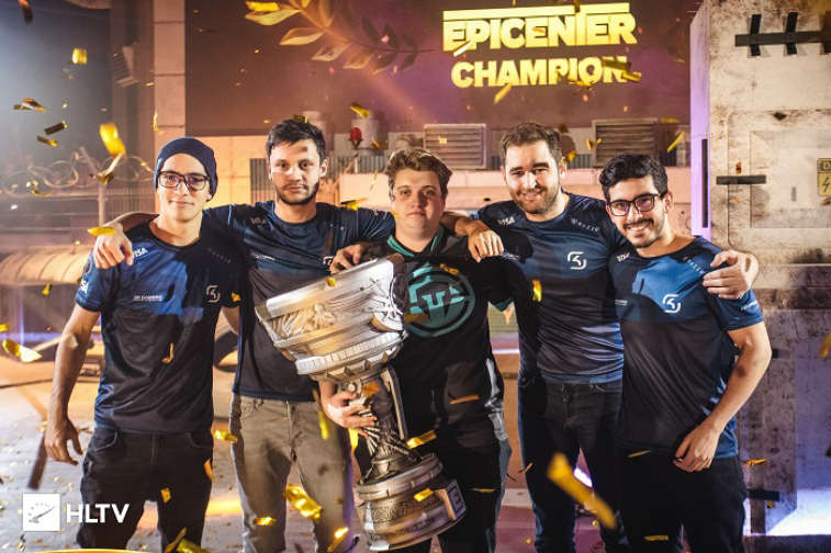 thisizhan's tweet photo. 4 years ago today, .@SKgaming won Epicenter 2017 against .@virtuspro
It is considered one of the best bo5 of all time.

SK Gaming - FalleN, coldzera, TACO, fer and boltz
Virtus.pro- TaZ, Snax, pashaBiceps, NEO and byali

#CSGO #CSGOHistory https://t.co/qAupDHxWez