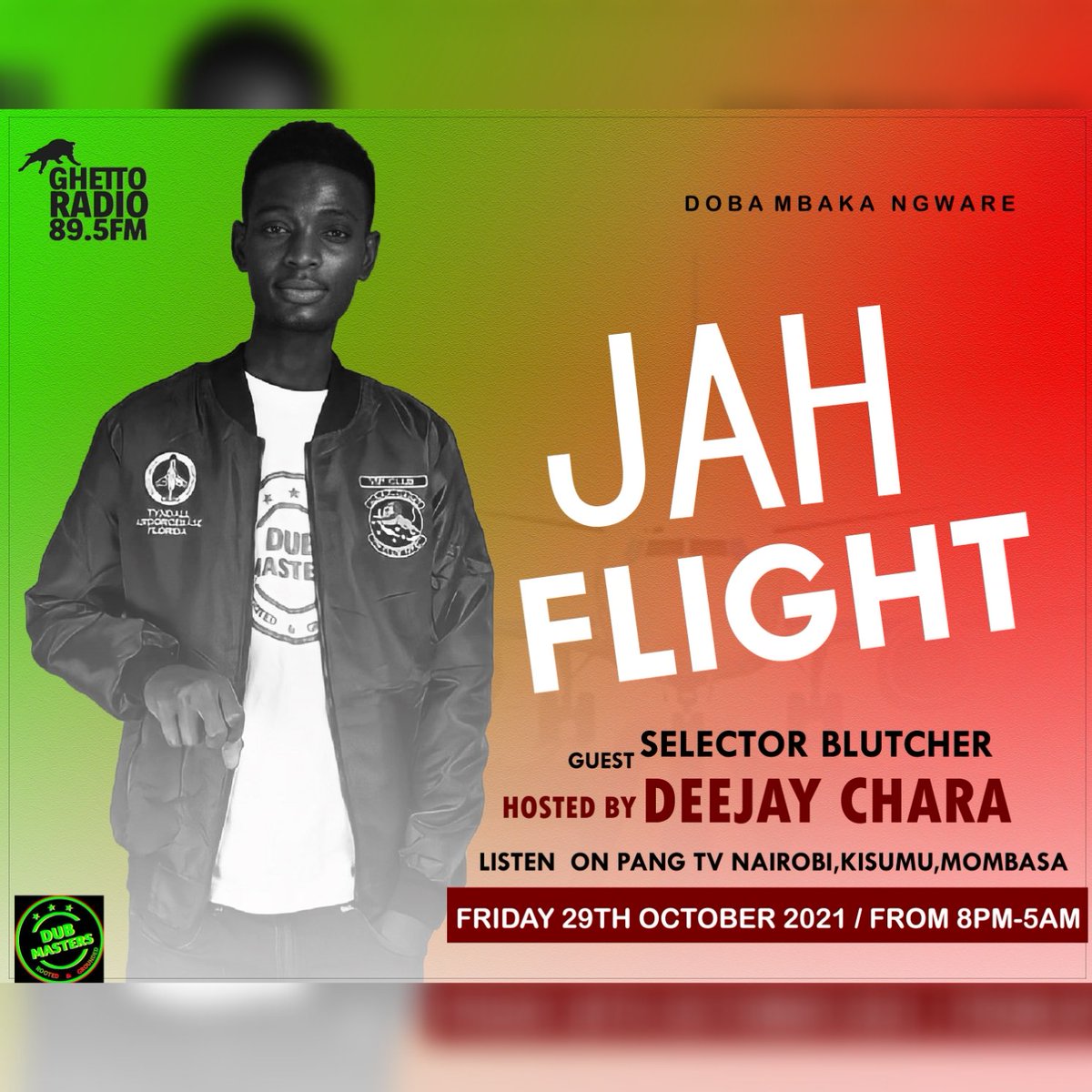 Already inside Ghetto Radio alongside Dj Charra... Ni doba Hadi Ngware
This is Dub Masters Ent for you💯🔥🔥