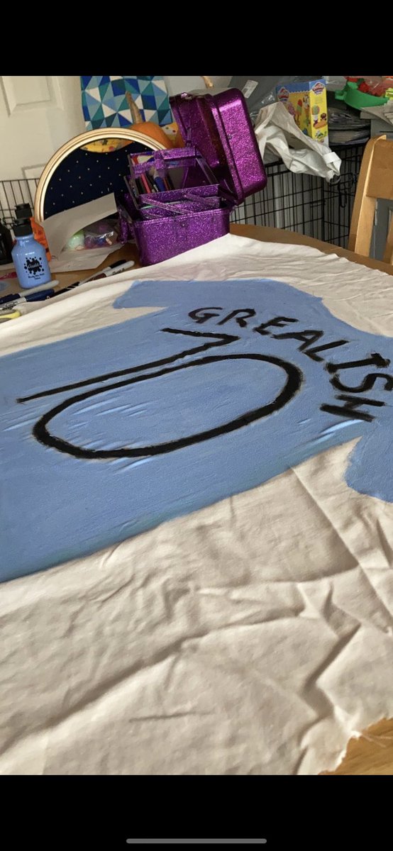 Susannah_MCFC's tweet photo. @JackGrealish my little girl can’t wait to see you tomorrow! You are her hero 🥰 #mcfc https://t.co/IgqhXZsoLt
