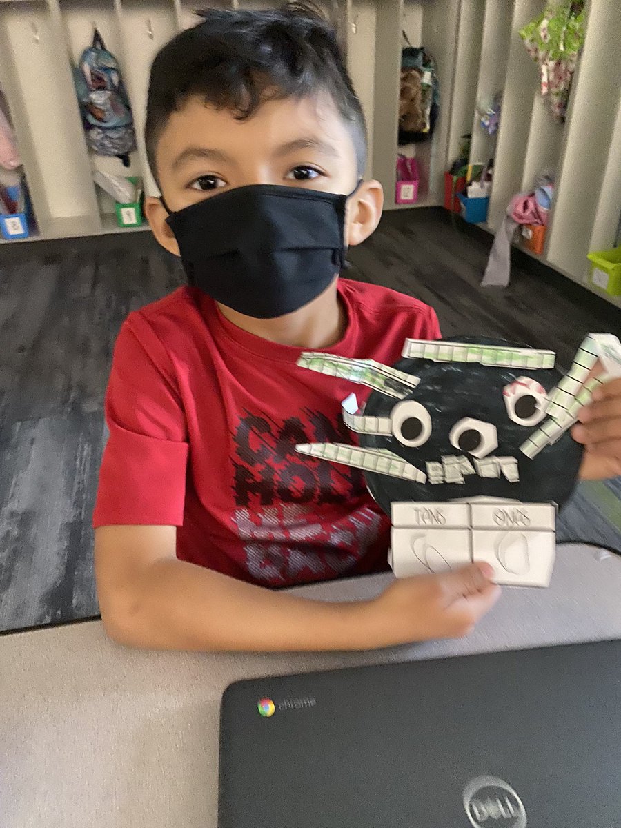Place value but make it spooky! We loved monster math 👻 #isdfirst <a href="/Cassell_Park/">Cassell Park Elementary ISD</a>